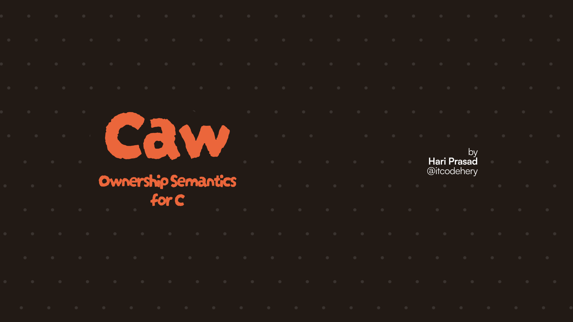 Caw